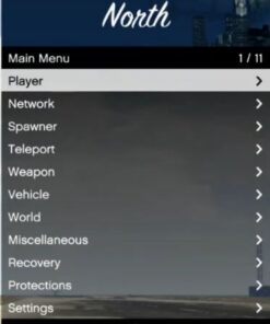 North GTA Mod Menu