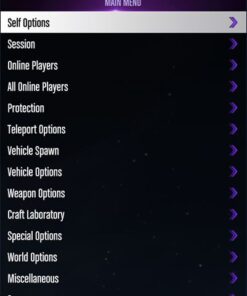 PhantomX GTA Mod Menu