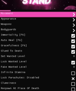 stand gta mod menu